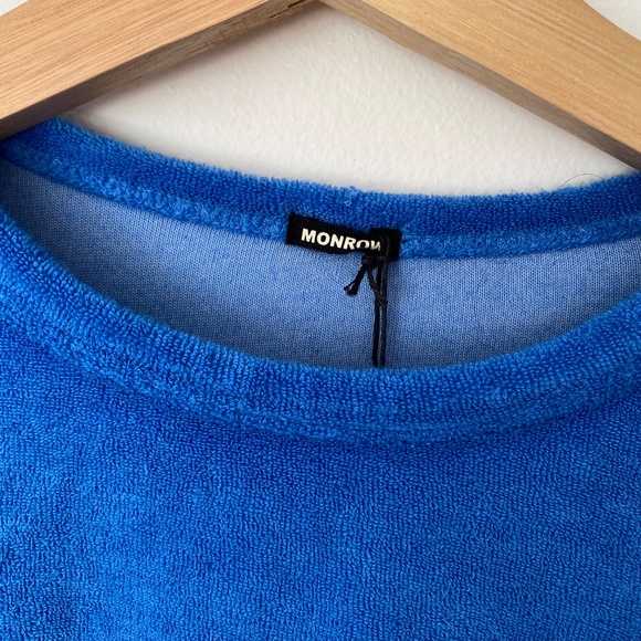 Monrow terrycloth crop tee - Picture 4 of 6